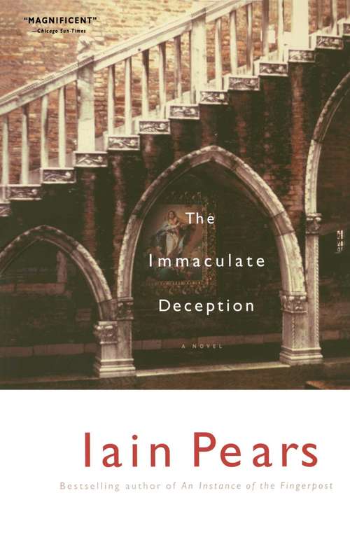 Book cover of The Immaculate Deception (Jonathan Argyll Art History Mysteries, Book 7)