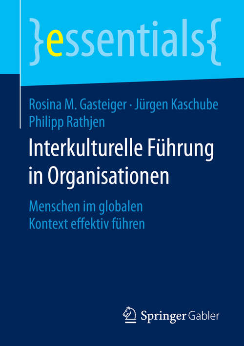 Book cover of Interkulturelle Führung in Organisationen