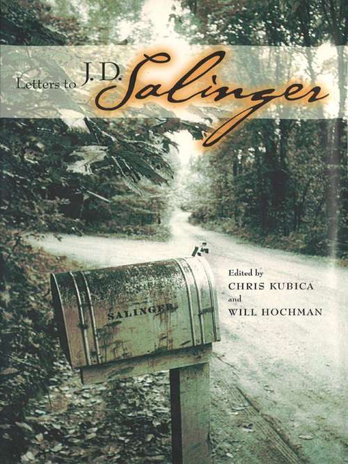 Book cover of Letters to J. D. Salinger