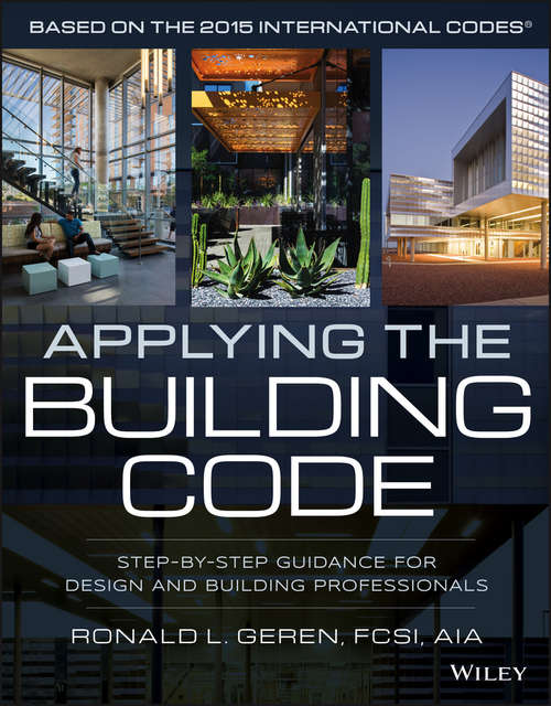 Book cover of Applying the Building Code