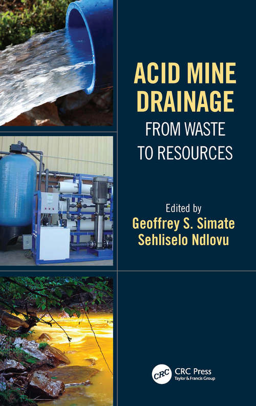Book cover of Acid Mine Drainage: From Waste to Resources