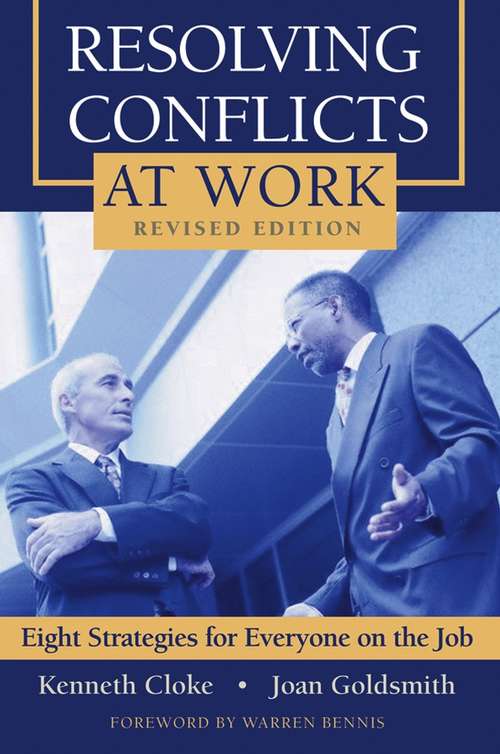 Book cover of Resolving Conflicts at Work