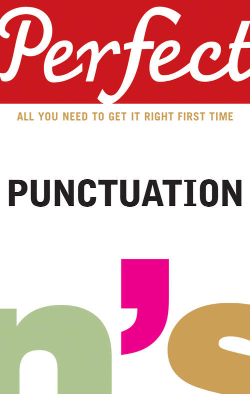 Book cover of Perfect Punctuation