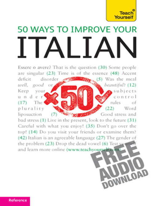 Book cover of 50 Ways to Improve Your Italian: Teach Yourself