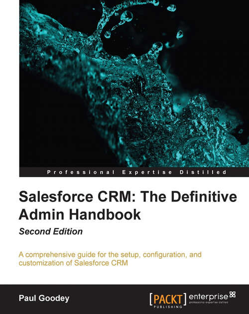 Book cover of Salesforce CRM: The Definitive Admin Handbook (2)