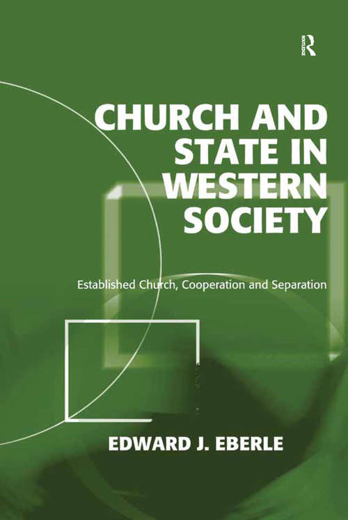 Cover image of Church and State in Western Society