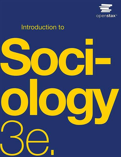 Book cover of Introduction to Sociology (Third Edition)