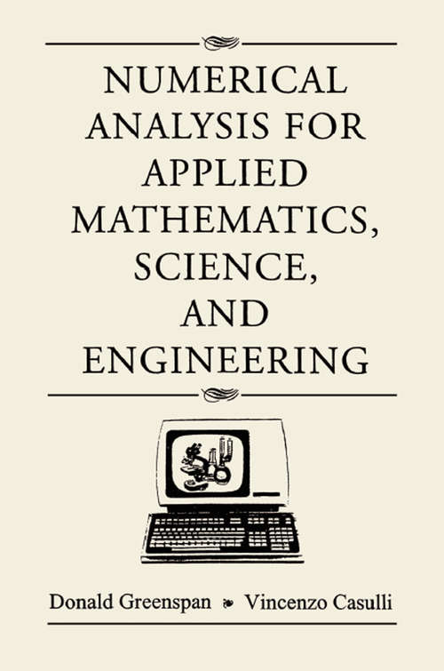 Book cover of Numerical Analysis