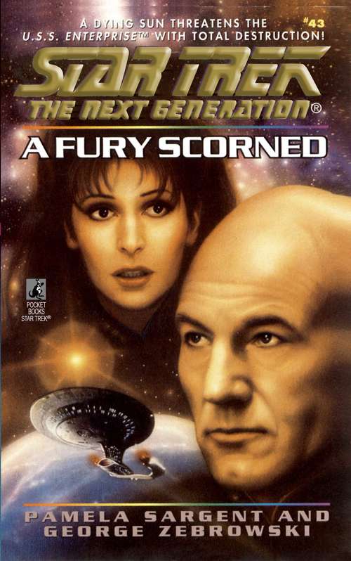 Book cover of S/trek Ng 43: A Fury Scorned (Star Trek #43)