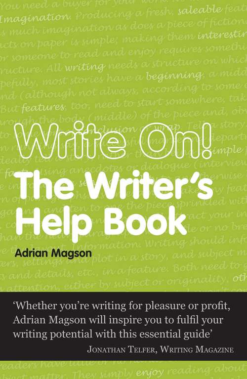 Book cover of Write On: The Writer's Help Book