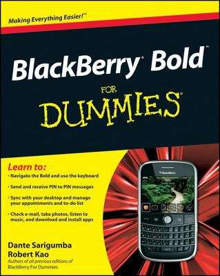 Book cover of BlackBerry Bold For Dummies