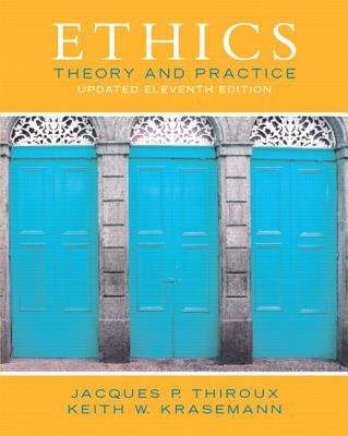 Book cover of Ethics: Theory and Practice