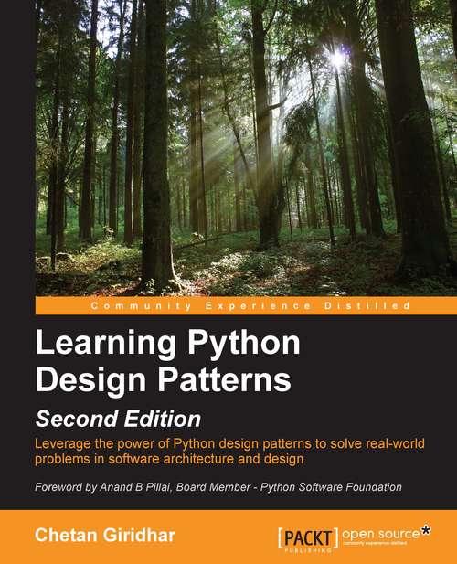 Book cover of Learning Python Design Patterns - Second Edition (2)