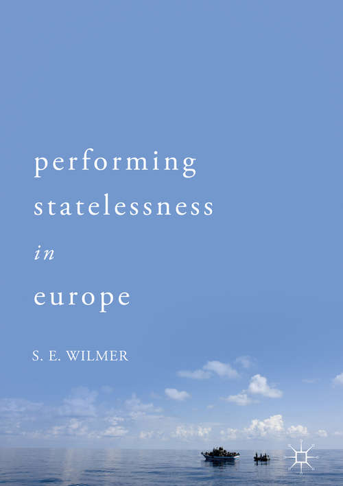 Book cover of Performing Statelessness in Europe