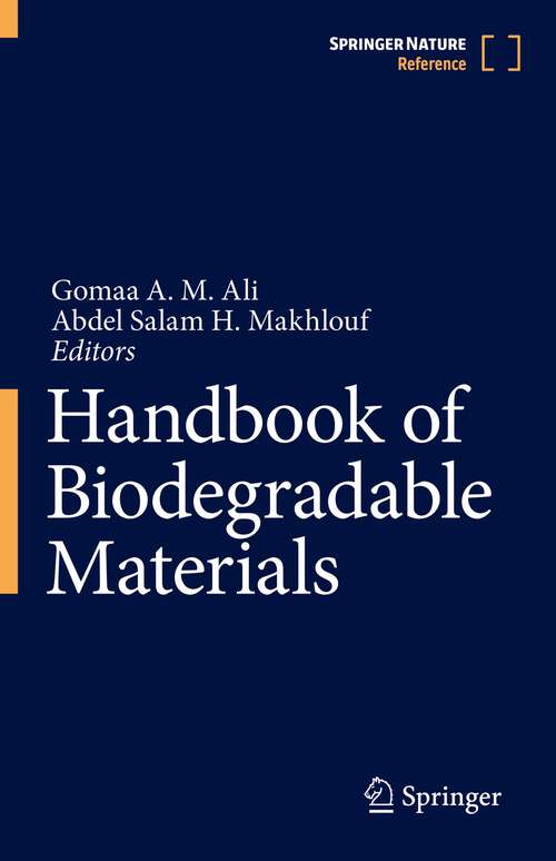 Book cover of Handbook of Biodegradable Materials (1st ed. 2023)