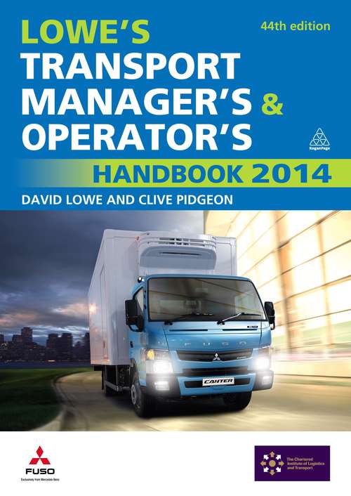 Lowe's Transport Manager's and Operator's Handbook 2014