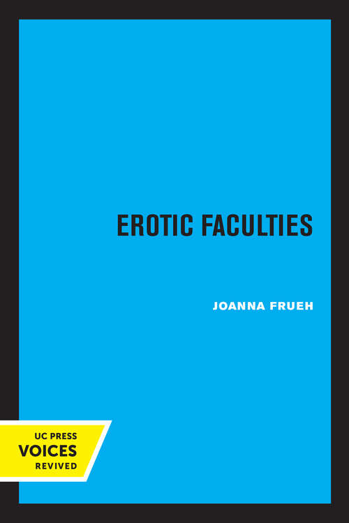 Book cover of Erotic Faculties
