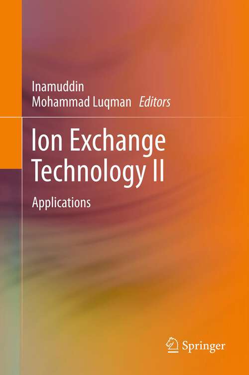 Book cover of Ion Exchange Technology II