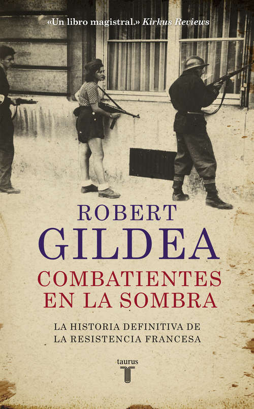 Book cover of Combatientes en la sombra: Una nueva perspectiva histórica sobre la Resistencia francesa