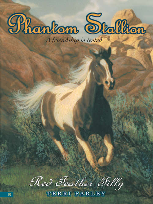 Book cover of Phantom Stallion #10: Red Feather Filly
