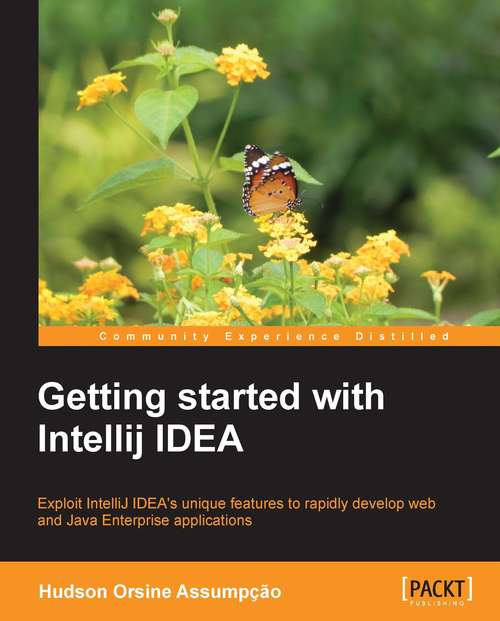 Book cover of Getting started with IntelliJ IDEA