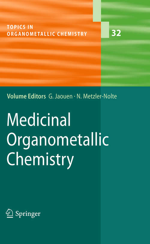 Book cover of Medicinal Organometallic Chemistry