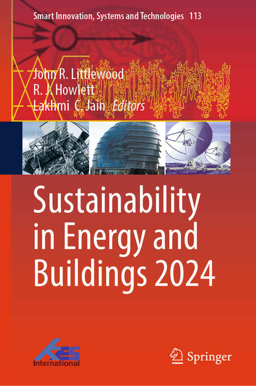 Book cover of Sustainability in Energy and Buildings 2024 (Smart Innovation, Systems and Technologies #113)