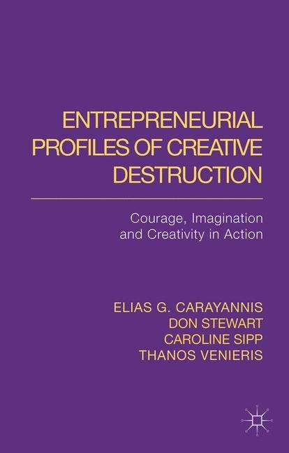 Book cover of Entrepreneurial Profiles of Creative Destruction