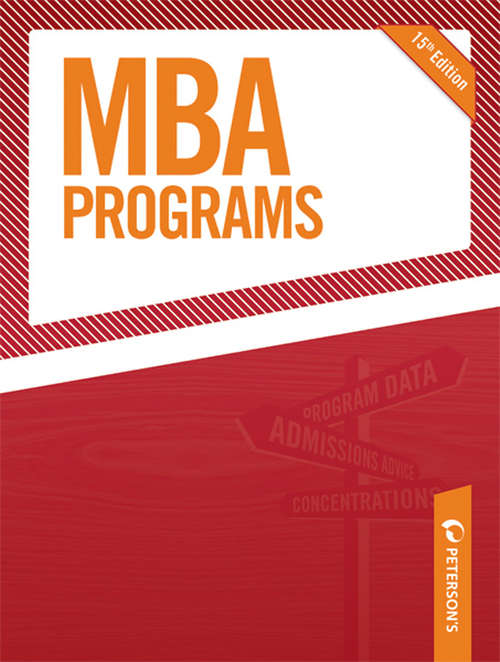 Book cover of MBA Programs 2010