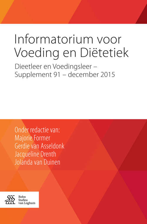 Book cover of Informatorium voor Voeding en Diëtetiek – Supplement 91