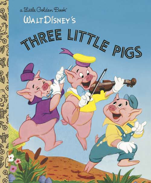 Book cover of The Three Little Pigs (Little Golden Book)
