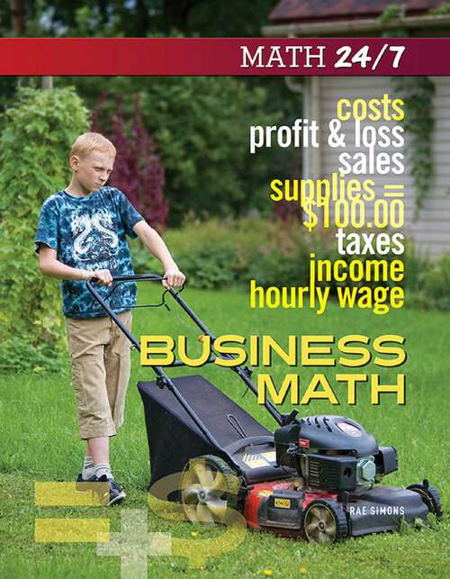 Book cover of Business Math (Math 24/7)