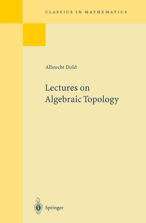 Book cover of Lectures on Algebraic Topology