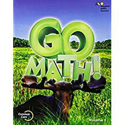 Book cover of Go Math! [Grade 3] Volume 1