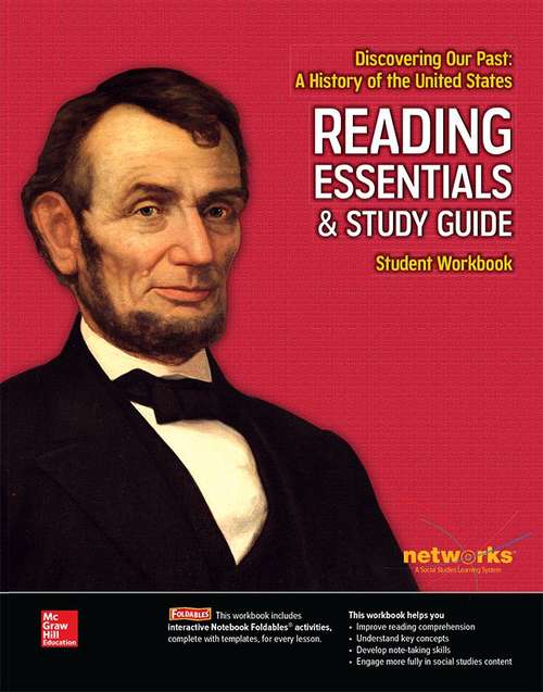 Book cover of Discovering Our Past: A History Of The United States: Reading Essentials And Study Guide, Student Workbook