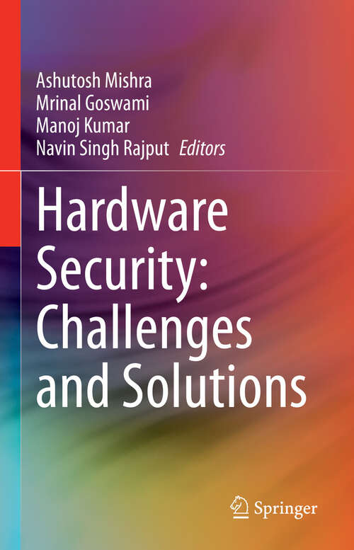 Book cover of Hardware Security: Challenges and Solutions