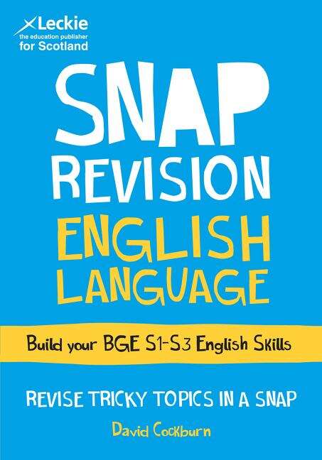 Book cover of BGE English Language: Revision Guide for S1 to S3 English (PDF)