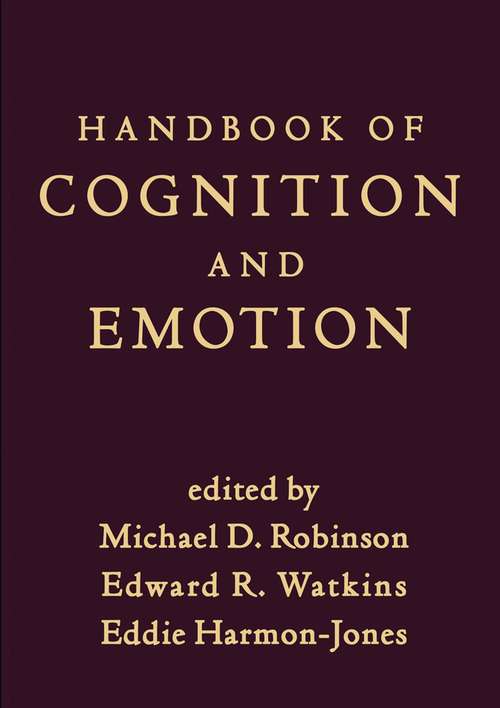 Book cover of Handbook of Cognition and Emotion