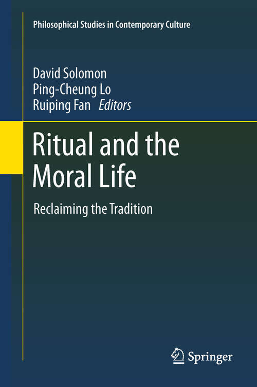 Book cover of Ritual and the Moral Life