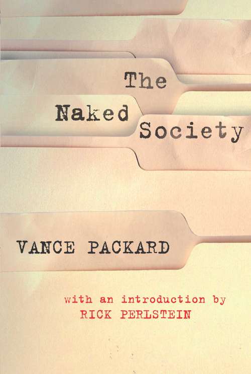 Book cover of The Naked Society