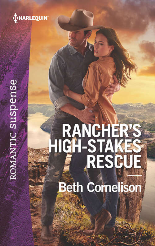 Book cover of Rancher's High-Stakes Rescue: Colton's Christmas Cop Rancher's High-stakes Rescue Killer Smile Undercover Passion (Original) (The McCall Adventure Ranch #2)