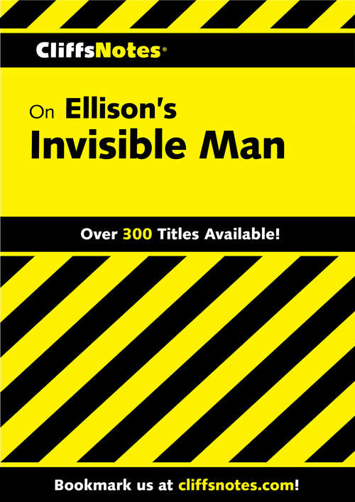 Book cover of CliffsNotes on Ellison's Invisible Man