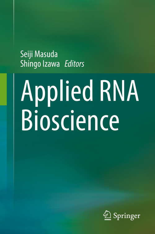 Book cover of Applied RNA Bioscience