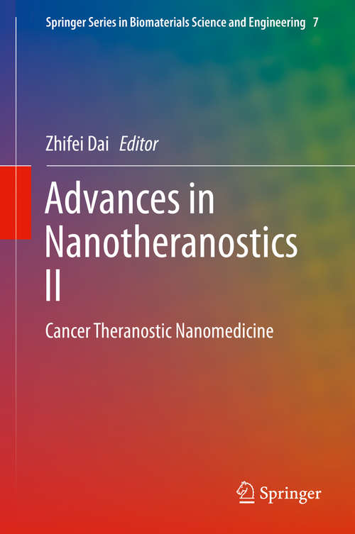 Book cover of Advances in Nanotheranostics I
