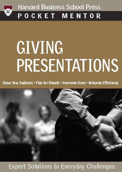 Book cover of Giving Presentations