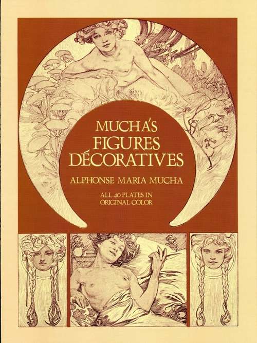 Book cover of Mucha's Figures Décoratives