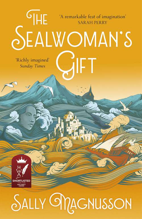 Book cover of The Sealwoman's Gift: the Zoe Ball book club novel of 17th century Iceland