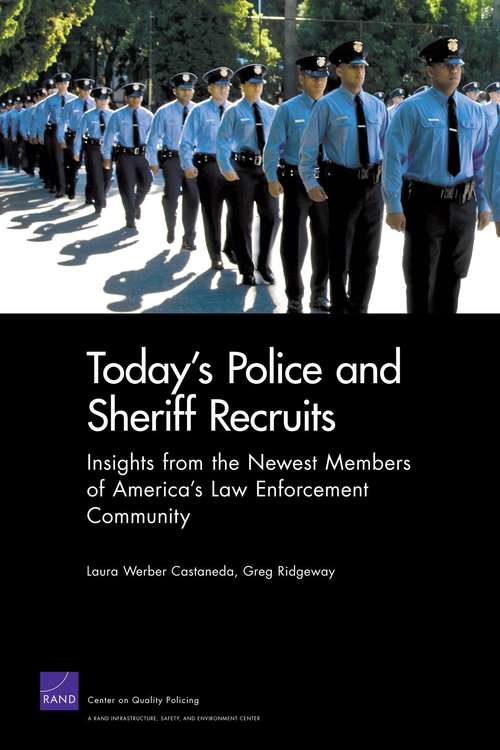 Today's Police and Sheriff Recruits