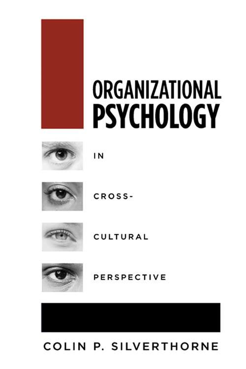 Book cover of Organizational Psychology in Cross Cultural Perspective