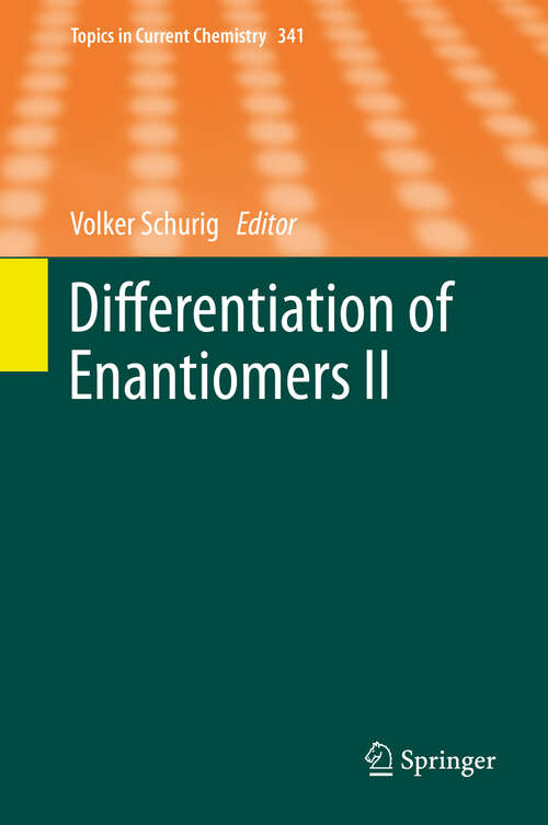 Book cover of Differentiation of Enantiomers I
